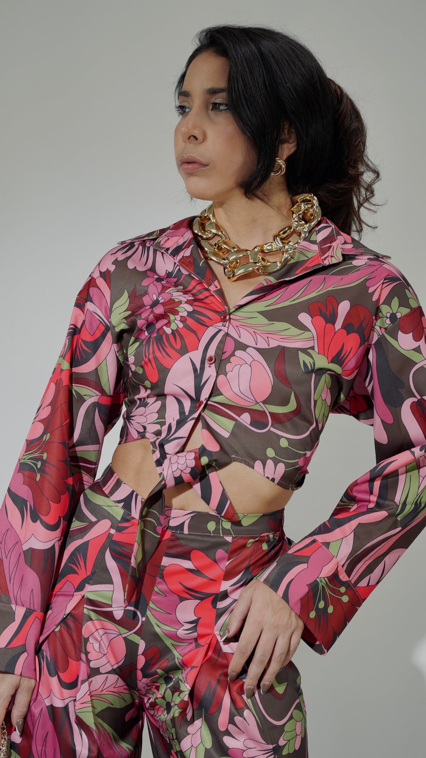 Floral Top and Pant Set