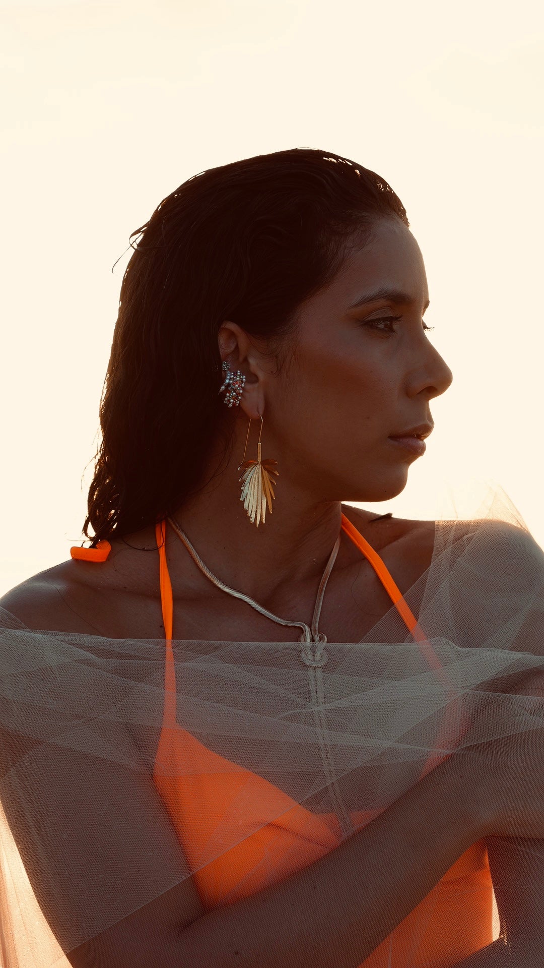 Leaf Gold Earrings