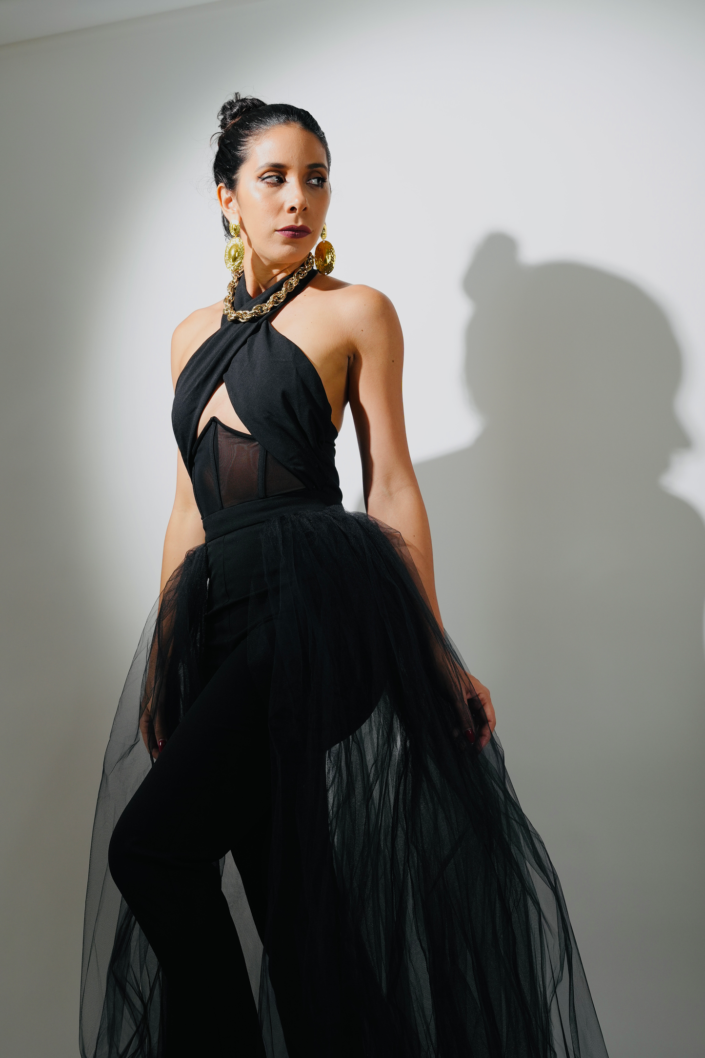 Cruella Black Dress Jumpsuit