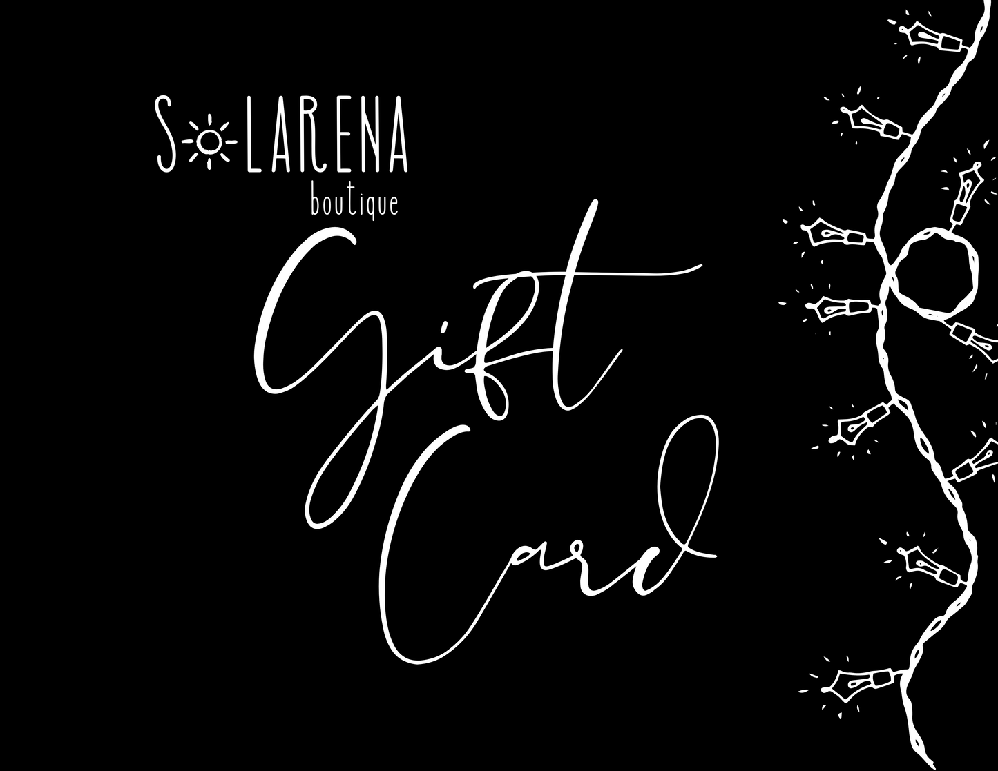 Solarena Boutique Gift Card
